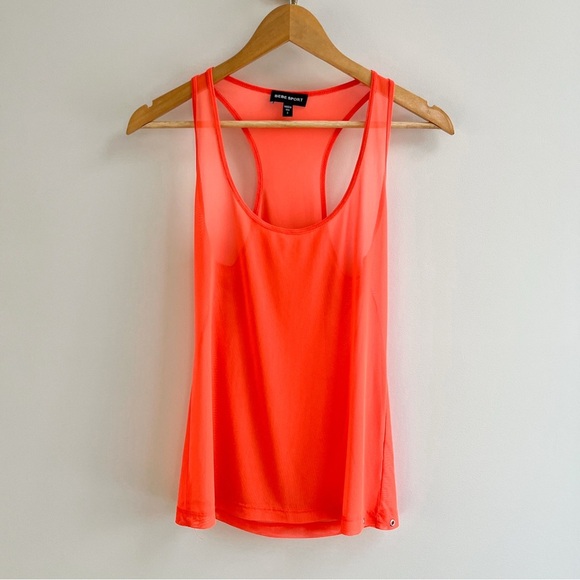 bebe Tops - [bebe sport] mesh scoop neck racerback tank top neon orange S
